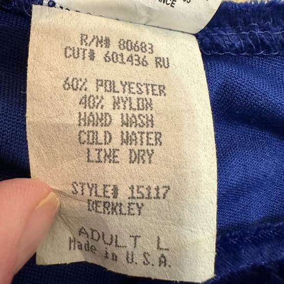 Vintage retro rubies hippie crop blouse top size large bell sleeves - Picture 8 of 12